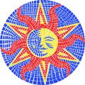 Large Mosaic Sun