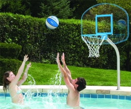 Clear Hoop Basketball Set Jr.